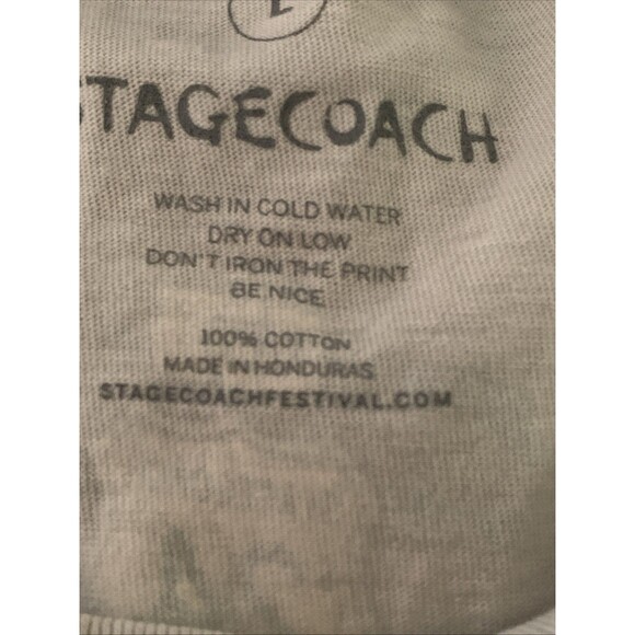 Official STAGECOACH Country Festival T-Shirt 2 Sided Men's 2024 Concert Lineup L - Picture 4 of 14